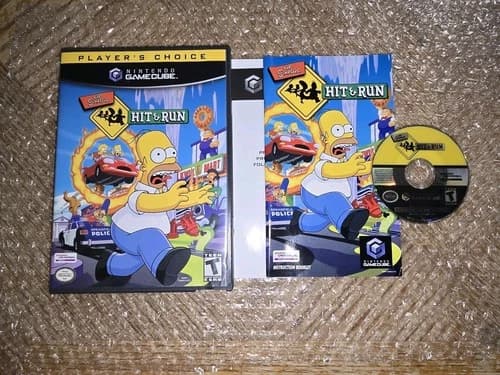 The Simpsons: Hit & Run (Nintendo GameCube, 2003) Tested & Works * READ