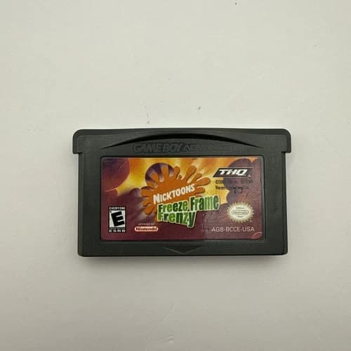 ¤ Nicktoons Freeze Frame Frenzy ¤ (Game Cart) Nintendo Gameboy Advance Authentic