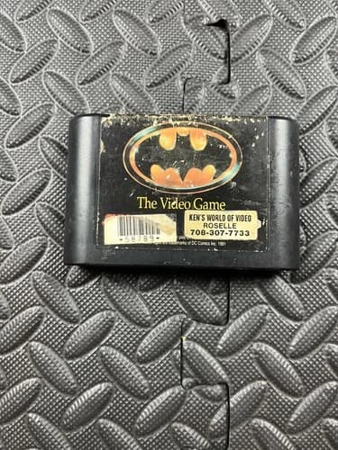 Batman: The Video Game (Sega Genesis, 1990) Authentic Game Cartridge