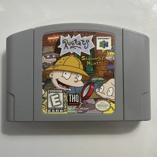 Rugrats Scavenger Hunt (Nintendo 64, N64) Cart Only - Tested