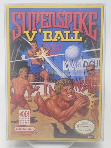 NES Super Spike V'Ball (Nintendo Entertainment System) CIB Complete Good
