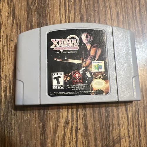 Xena Warrior Princess Talisman of Fate Nintendo 64 N64 Original Authentic!