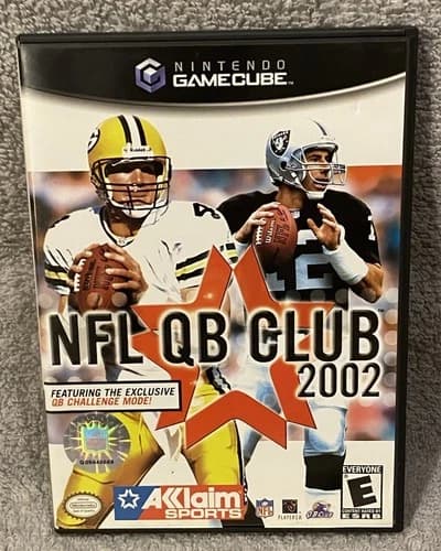 NFL QB Club 2002 (Nintendo GameCube, 2001) **TESTED** Complete CIB