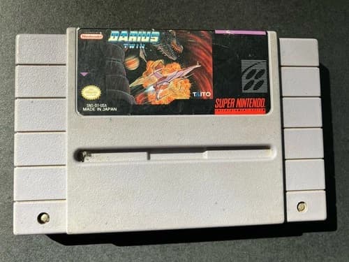 Darius Twin (Super Nintendo SNES, 1991) *Cartridge Only* Tested Game