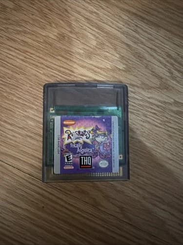 Rugrats Totally Angelica Nintendo Game Boy Color Cartridge Nickelodeon Fashion
