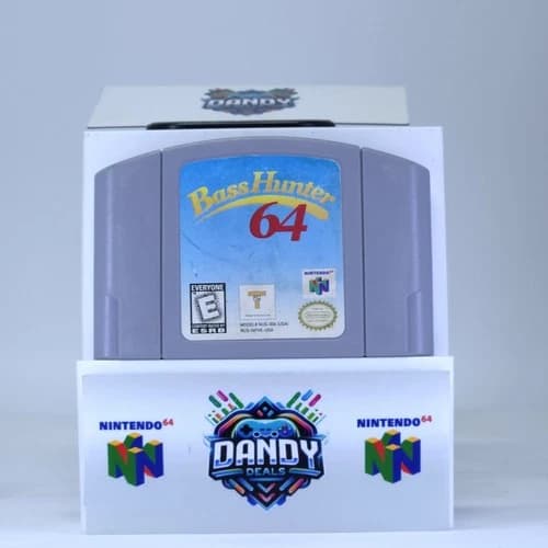 Bass Hunter 64 N64 Authentic, Tested - Nintendo 64