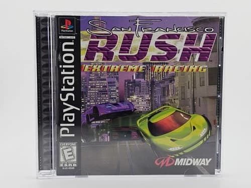 Sony Playstation 1 PS1 San Francisco Rush Extreme Racing CIB Cleaned & Tested