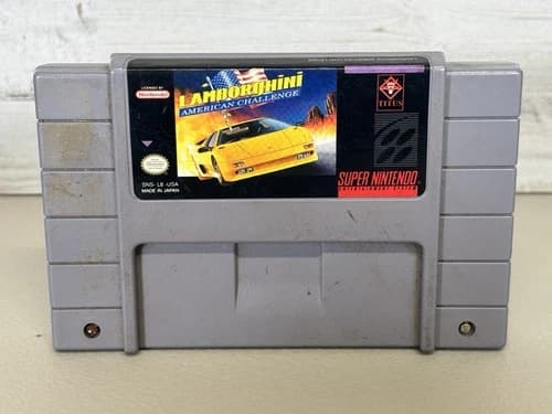 Lamborghini American Challenge (SNES Super Nintendo) Tested!