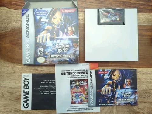 Shaman King Legacy Of Spirits Sprinting Wolf Gameboy Advance GBA Complete CIB