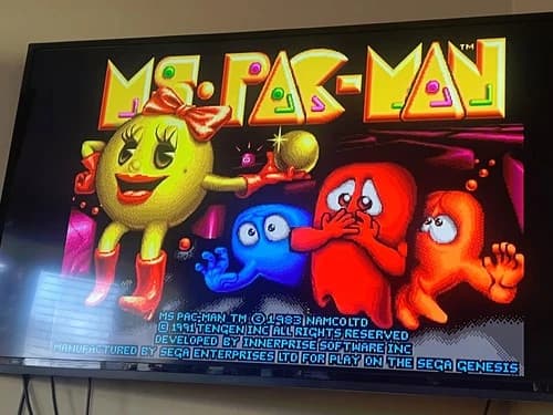 Ms. Pac-Man (Sega Genesis, 1991) -- MS PAC MAN for GENESIS -- COMPLETE