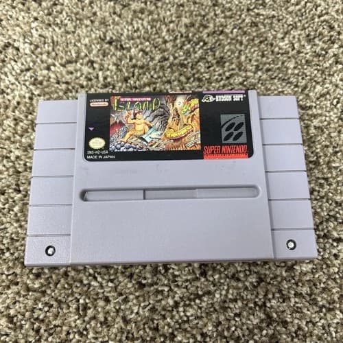Super Adventure Island (Super Nintendo SNES) Tested - Authentic -