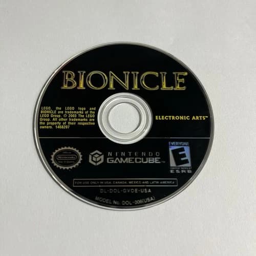 Bionicle (Nintendo Gamecube, 2003) Video Game Disc Only - Tested & Working
