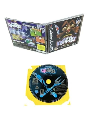 Sony PlayStation 1 PS1 CIB COMPLETE TESTED Looney Tunes: Sheep Raider