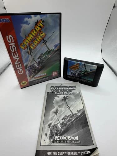 Combat Cars 1994, Sega Genesis, CIB Tested
