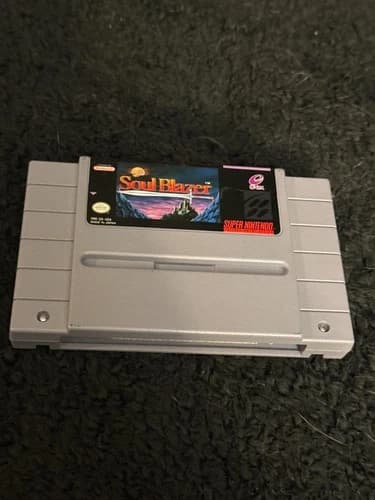 Super Nintendo Soul Blazer Cartridge Only