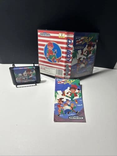 DJ Boy (Sega Genesis) Complete Authentic