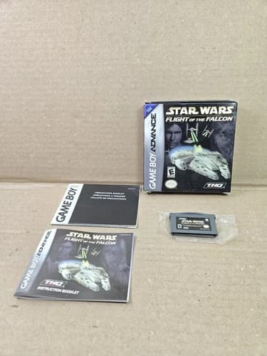 Star Wars Flight Of The Falcon GBA (Nintendo, 2001) Gameboy Advance Complete