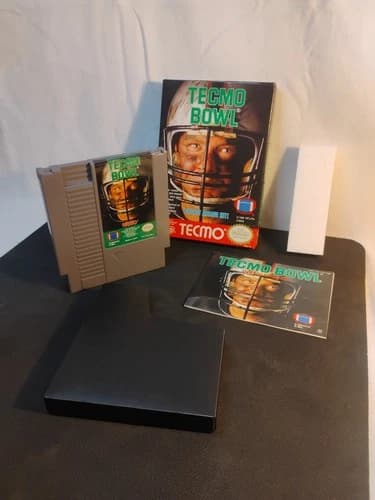 🔥Tecmo Bowl (Nintendo Entertainment System, 1989) CLEAN Authentic CIB NES