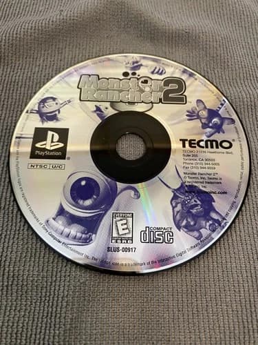 Monster Rancher 2 (Playstation 1, US) - Disc Only, Tested, VG