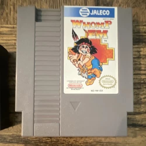 Jaleco Whomp 'Em Nintendo NES Game Cartridge NTSC-U/C US/Canada