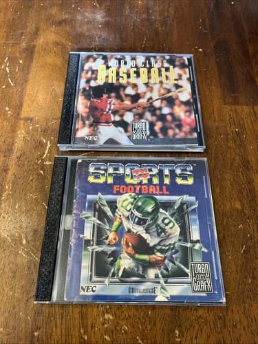 TV Sports Turbografx 16 and World Class Baseball