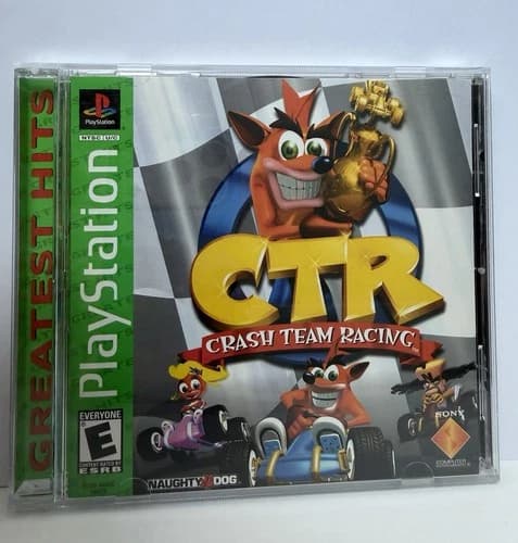 CTR: Crash Team Racing (Sony PlayStation 1 PS1) Greatest Hits Complete w/ Manual