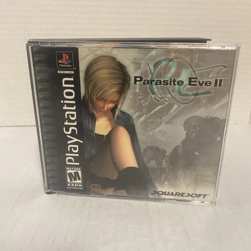 Parasite Eve II 2 PlayStation 1 PS1 Complete In Box CIB With Manual TESTED