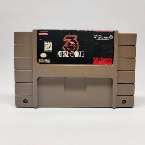 Mortal Kombat 3 (Super Nintendo Entertainment System SNES, 1995) - Cart Only