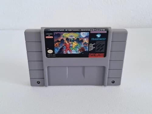 Battletoads/Double Dragon (Nintendo SNES, 1993) NTSC-U/C Game Only