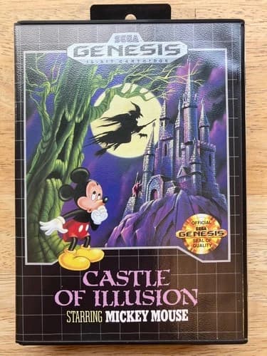 Castle of Illusion Starring Mickey Mouse Sega Genesis Disney CIB COMPLETE