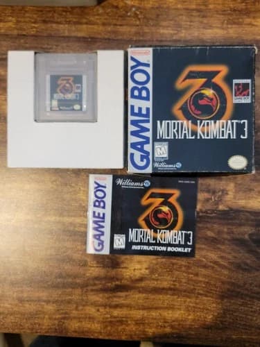 Mortal Kombat 3 Nintendo Game Boy Complete Cib Manual Tested