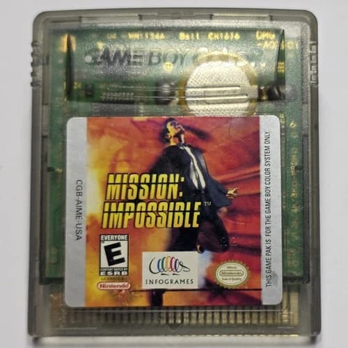 Mission Impossible Gameboy Color (2000, Infogrames) Cleaned And Tested, Game...