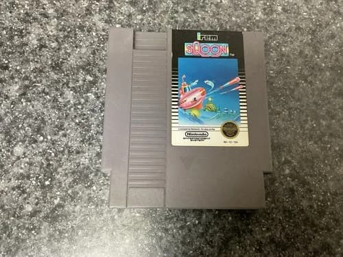 Sqoon (Nintendo Entertainment System, NES) Authentic- Cleaned & Tested