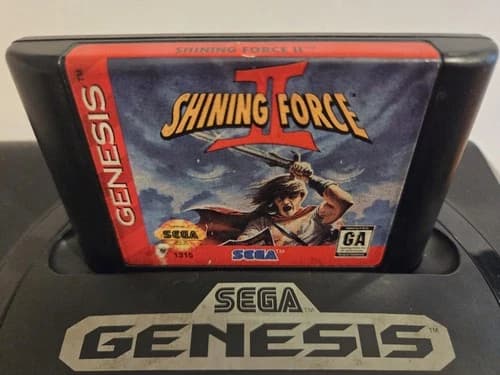 *FULLY PICTURED* Shining Force II (Sega Genesis,1994) *Authentic,Tested,See Pics