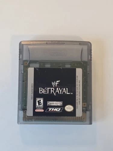 WWF Betrayal for Nintendo Game Boy Color GBC 2001 - Authentic, Tested