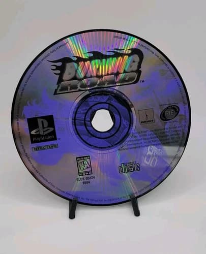 Burning Road (Sony PlayStation 1, 1996) Disc Only. Tested & Working. Fast Ship!