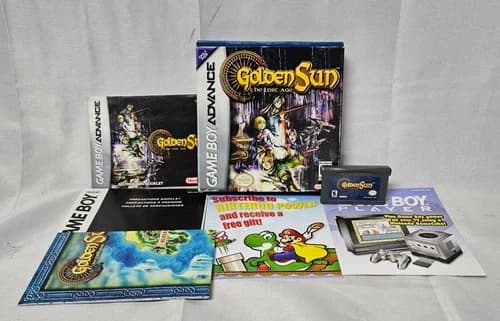 Golden Sun The Lost Age Nintendo Game Boy Advance COMPLETE IN BOX TESTED