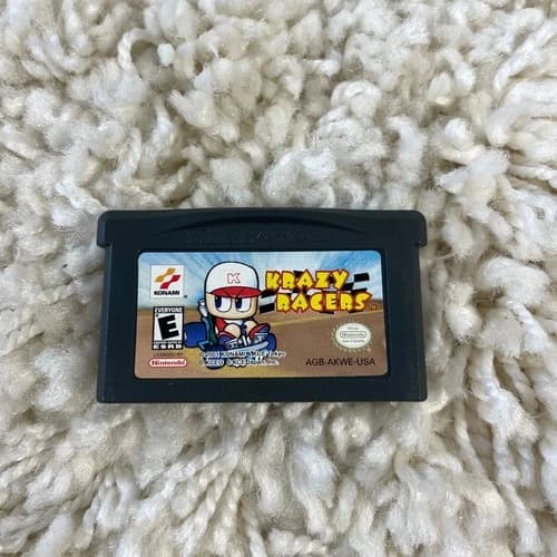 Konami Krazy Racers (Nintendo Game Boy Advance, 2001) GBA Tested