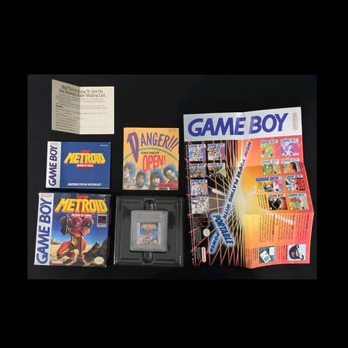 Nintendo Metroid II: Return of Samus Game Boy Complete w/ Cartridge, Box, Manual