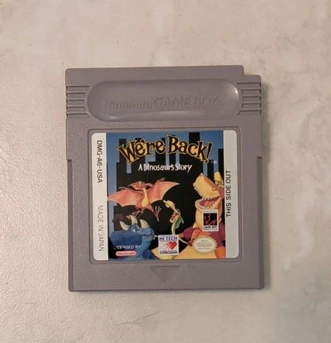 We're Back! A Dinosaur’s Story for Nintendo Game Boy; Tested