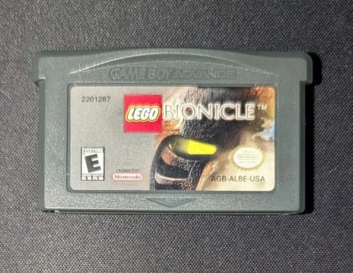 LEGO Bionicle (Nintendo Game Boy Advance, 2001) GBA CARTRIDGE TESTED
