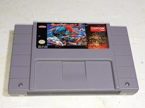 Super Street Fighter II 2 Capcom Authentic Super Nintendo SNES