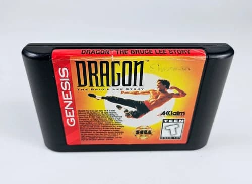 Dragon: The Bruce Lee Story for Sega Genesis- Game Cartridge Only Tested Cleaned
