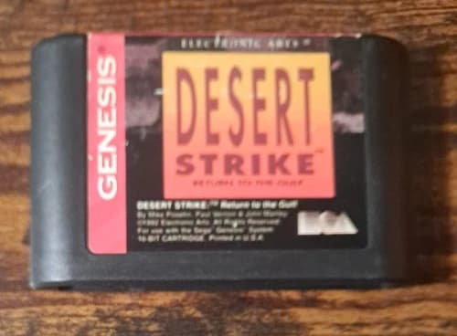 Desert Strike: Return to the Gulf (Sega Genesis, 1992) CART ONLY CLEANED TESTED