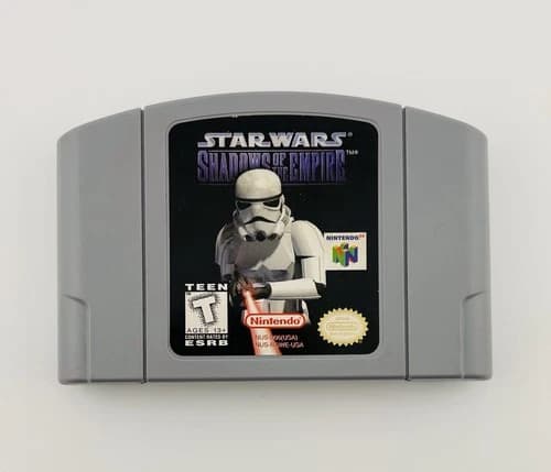 Star Wars Shadows Of The Empire Nintendo 64 Game Authentic N64 Tested