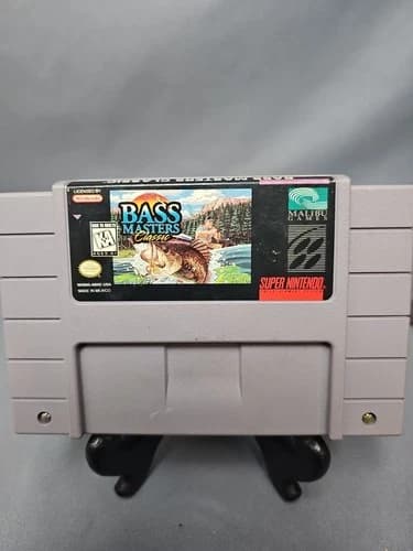 BASS Masters Classic (Super Nintendo, 1995) Cartridge Only