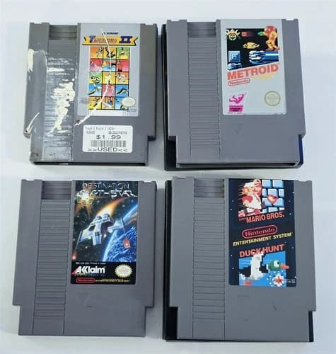 S-78 VINTAGE ORIGINAL NINTENDO NES DESTINATION EARTHSTAR METROID SUPER MARIO ETC