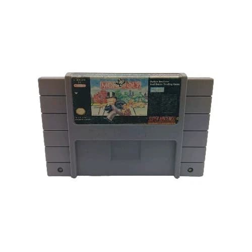 Monopoly (Super Nintendo SNES) Game Cart ONLY, Tested/Working!