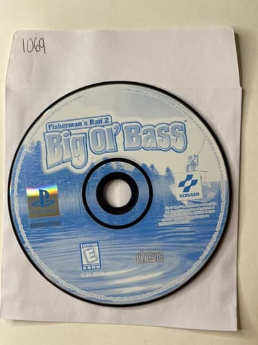 Fisherman's Bait 2 Big Ol Bass Sony PlayStation 1 Disc Only - No Tracking #1069