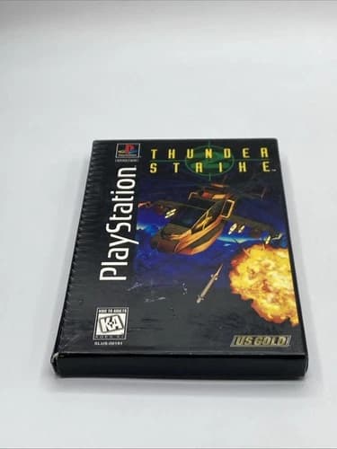 B6 Thunderstrike 2 Sony PlayStation 1 PS1 1995 Longbox CIB Complete Video Game